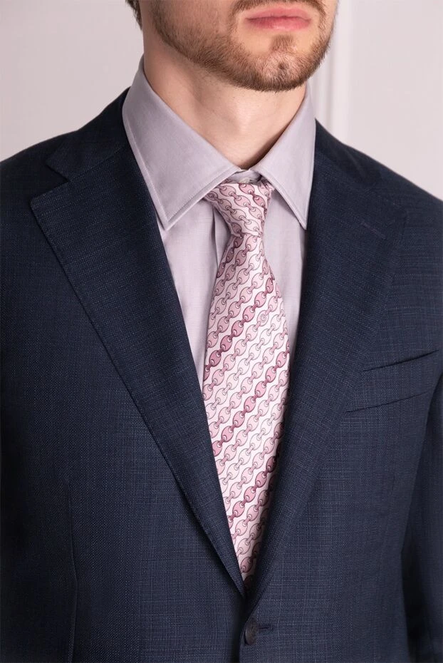 Gucci чоловічі краватка з шовку рожева чоловіча купити фото з цінами 882078 - фото 2