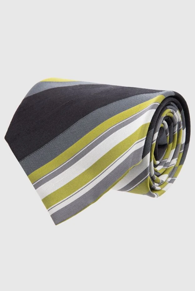 Gucci silk tie gray for men 882092 - photo 1