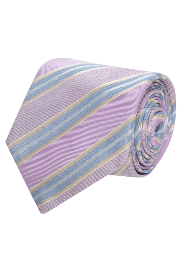 Canali мужские галстук из шелка фиолетовый мужской купить с ценами и фото 935986 - фото 1