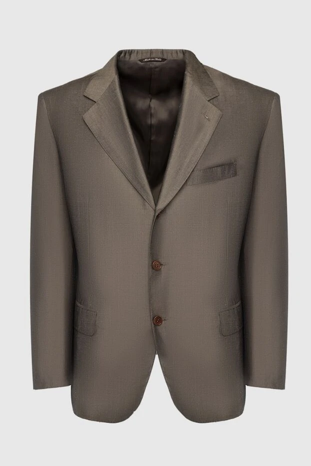 Canali man men's brown silk jacket buy with prices and photos 936576 - photo 1