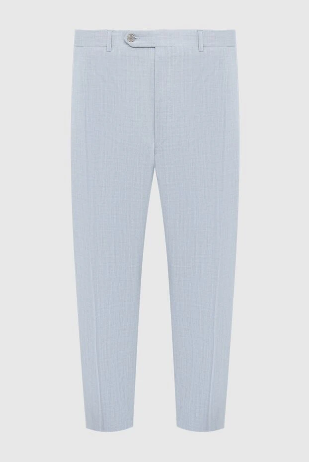 Canali мужские брюки из шерсти серые мужские купить с ценами и фото 936587 - фото 1