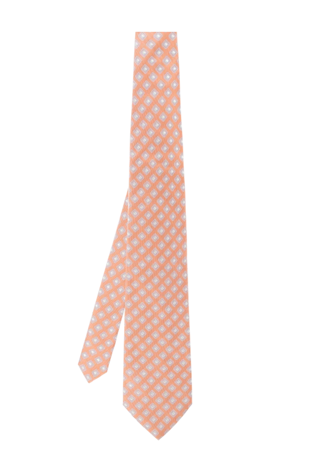 Canali man silk tie pink for men 123966 - photo 3