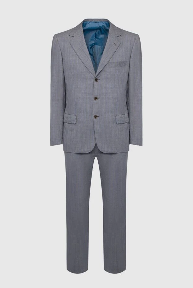 Brioni men's suit made of wool and mohair gray 938325 - photo 1