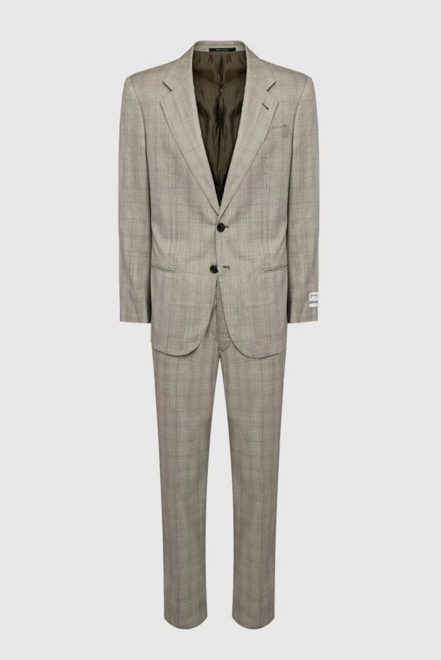 Armani beige wool and silk suit for men 947019 - photo 1