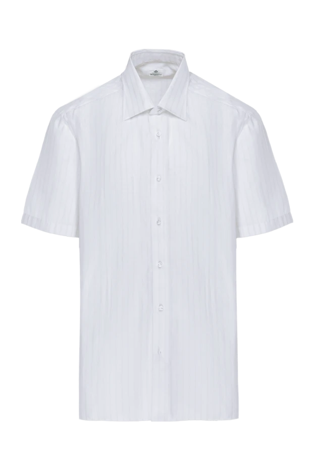 Borrelli man white cotton and linen shirt for men buy with prices and photos 947412 - photo 1