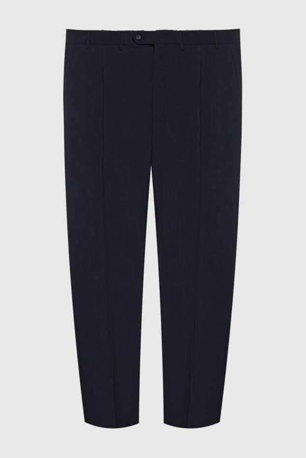 Canali мужские брюки из шерсти и мохера черные мужские купить с ценами и фото 948968 - фото 1