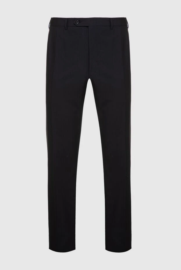 Canali мужские брюки из шерсти черные мужские купить с ценами и фото 948970 - фото 1