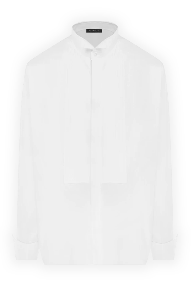 Canali man white cotton shirt for men buy with prices and photos 949026 - photo 1