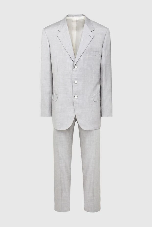 Brioni man men's suit made of wool and silk, gray buy with prices and photos 950164 - photo 1