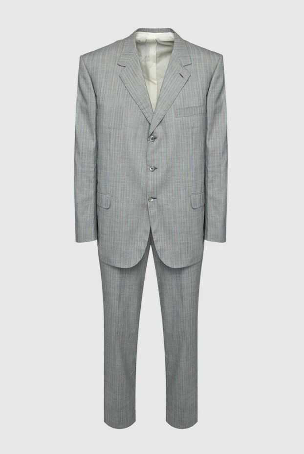Brioni чоловічі костюм чоловічий з вовни та шовку сірий купити фото з цінами 950165 - фото 1