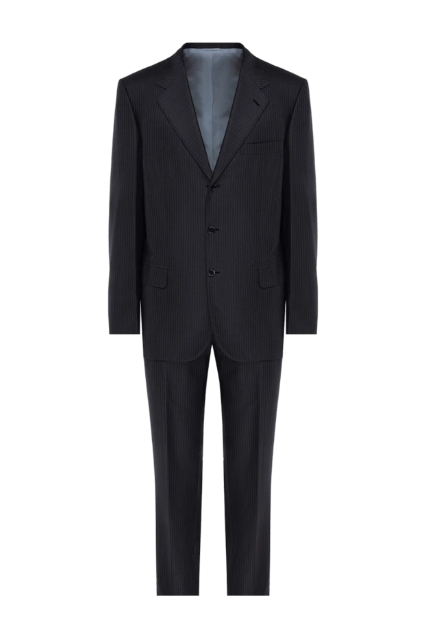 Brioni мужские костюм мужской из шерсти и шёлка черный купить с ценами и фото 950168 - фото 1