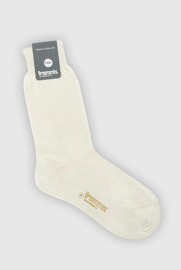 Zimmerli мужские носки из хлопка бежевые мужские купить с ценами и фото 953407 - фото 1