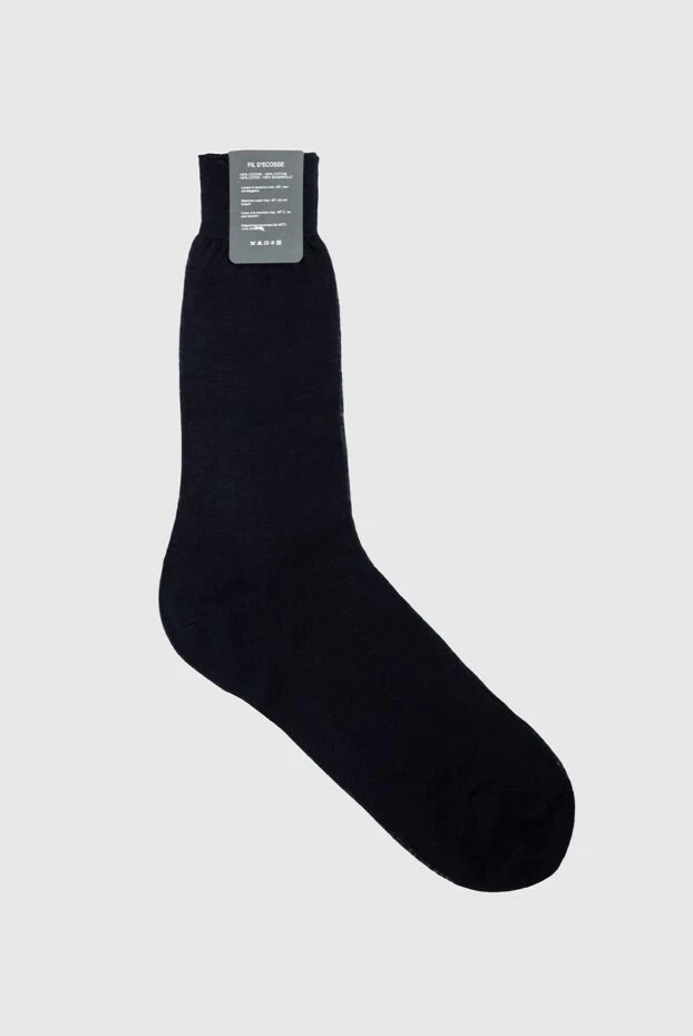 Zimmerli чоловічі шкарпетки з бавовни сині чоловічі купити фото з цінами 953438 - фото 2