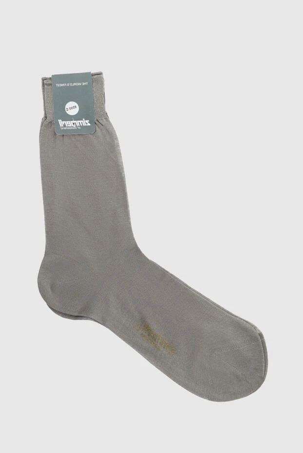 Zimmerli чоловічі шкарпетки з бавовни сірі чоловічі купити фото з цінами 953439 - фото 1