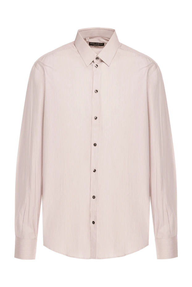 Dolce & Gabbana beige cotton shirt for men 953490 - photo 1