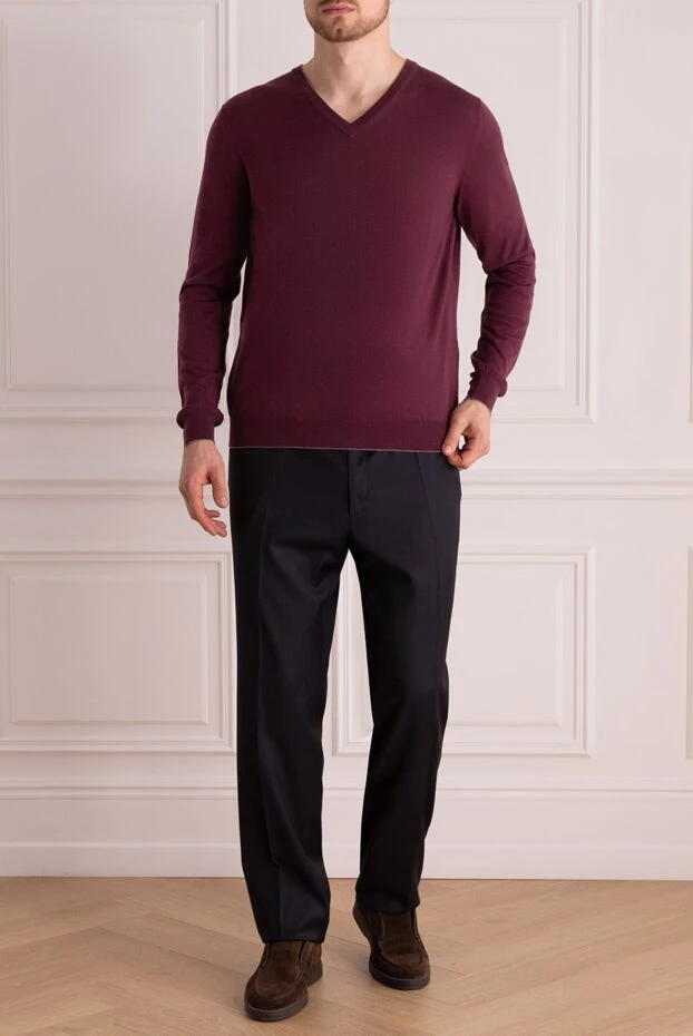 Brioni man fleece trousers black for men buy with prices and photos 956809 - photo 2