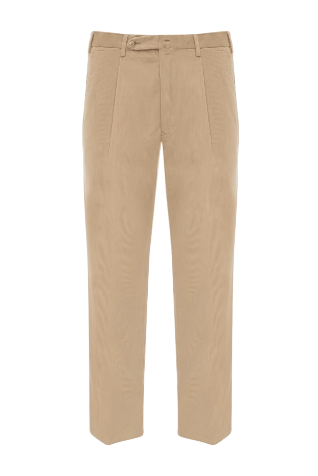 Colombo man beige cotton and cashmere trousers for men 957914 - photo 1