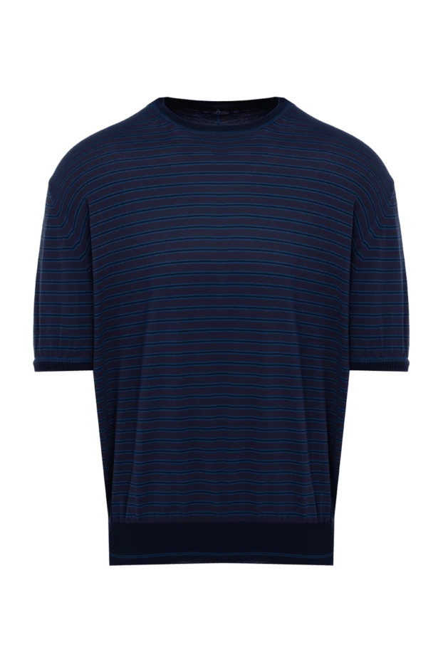 Della Ciana man cotton short sleeve jumper blue for men buy with prices and photos 965117 - photo 1