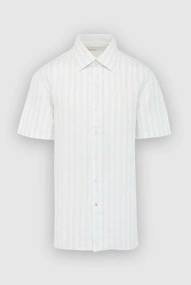 Isaia man white linen and cotton shirt for men buy with prices and photos 965227 - photo 1