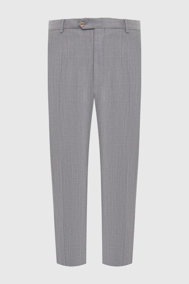 Armani man wool and mohair trousers gray for men 965528 - photo 1