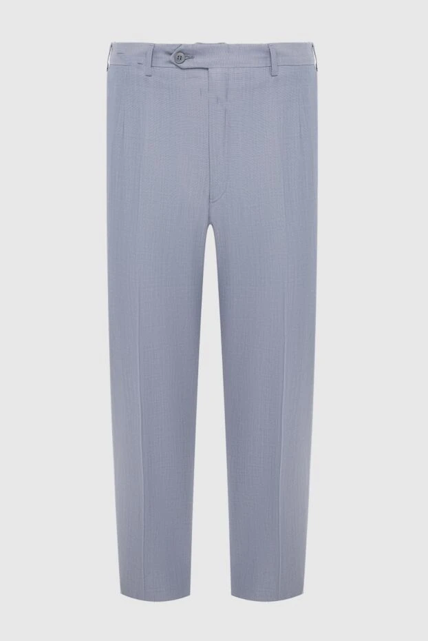 Brioni man wool and silk trousers gray for men buy with prices and photos 966178 - photo 1