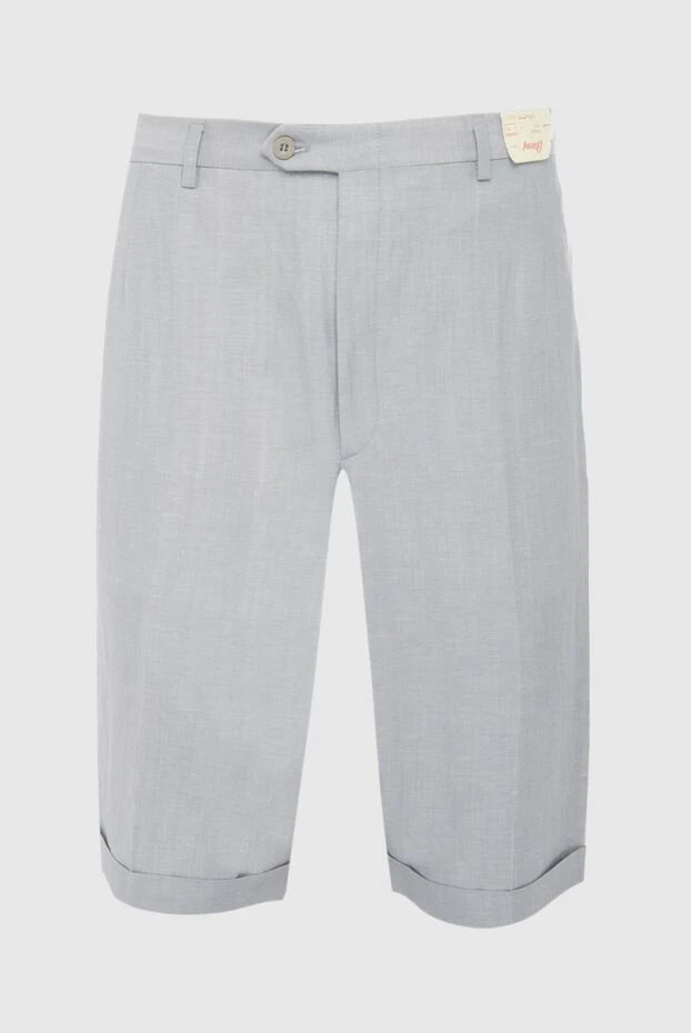 Brioni man gray wool and linen shorts for men buy with prices and photos 966186 - photo 1