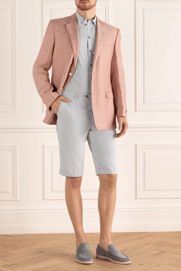 Canali мужские пиджак розовый мужской купить с ценами и фото 969388 - фото 2