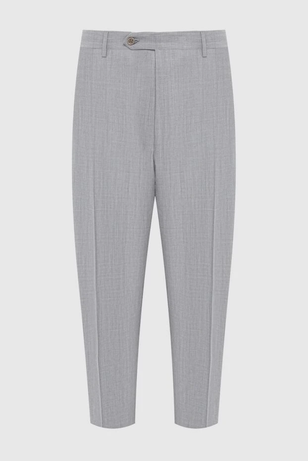 Canali мужские брюки из шерсти серые мужские купить с ценами и фото 969415 - фото 1