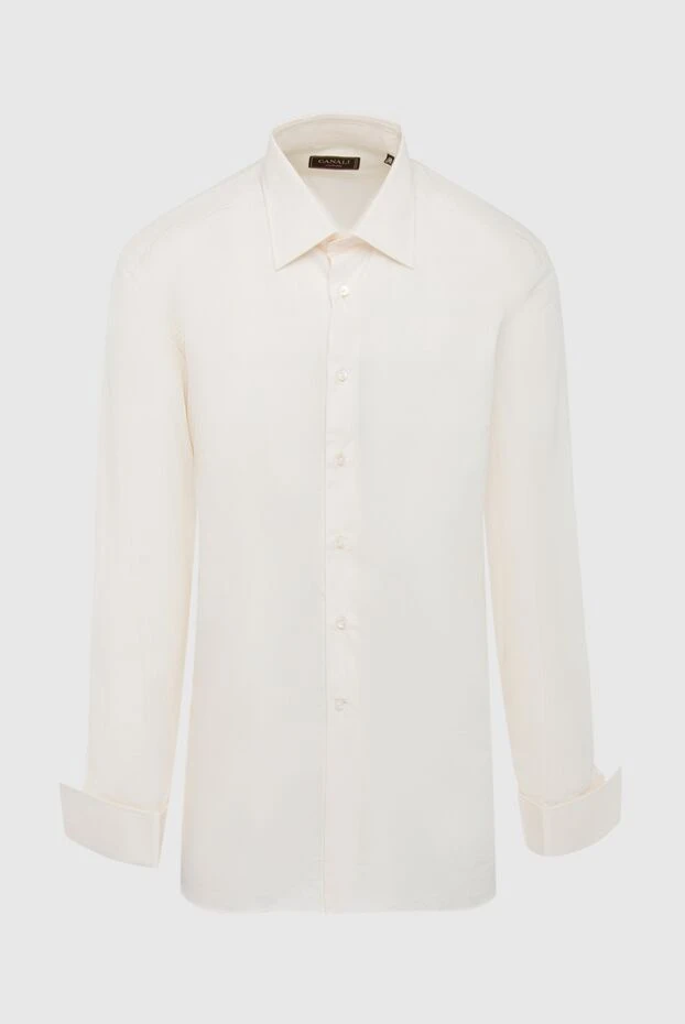 Canali man white cotton shirt for men buy with prices and photos 969442 - photo 1