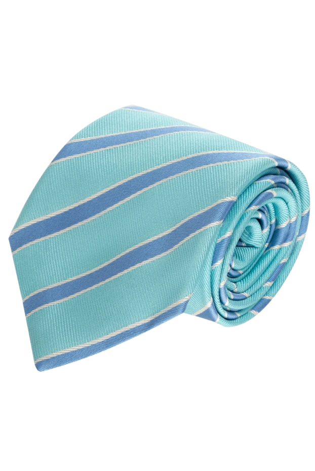 Canali мужские галстук из шелка голубой мужской купить с ценами и фото 969470 - фото 1