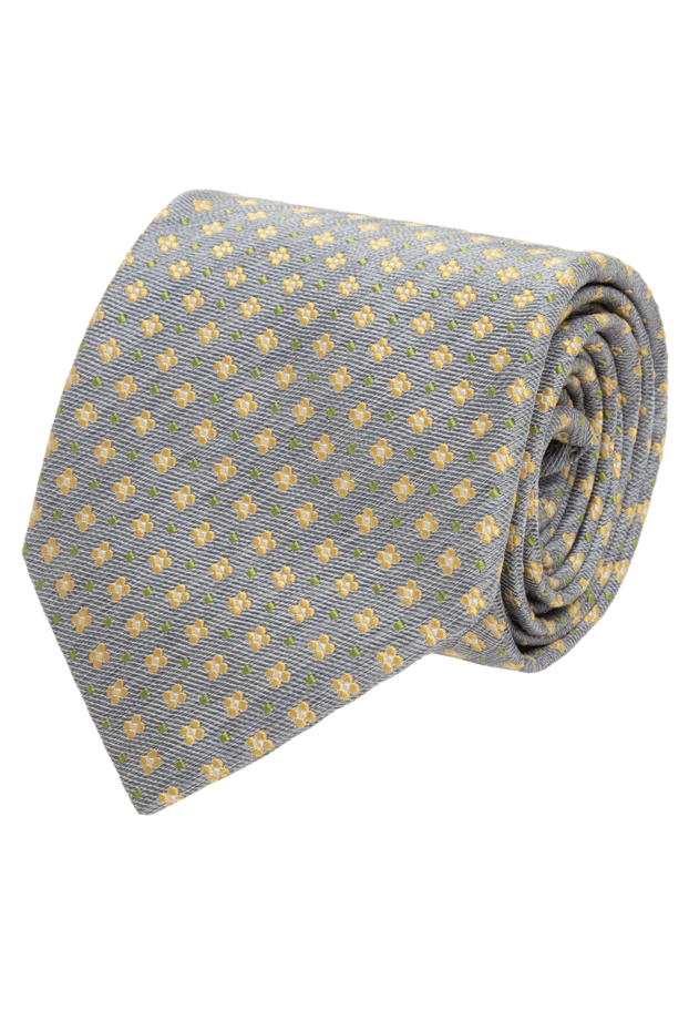 Canali мужские галстук из шелка серый мужской купить с ценами и фото 969499 - фото 1