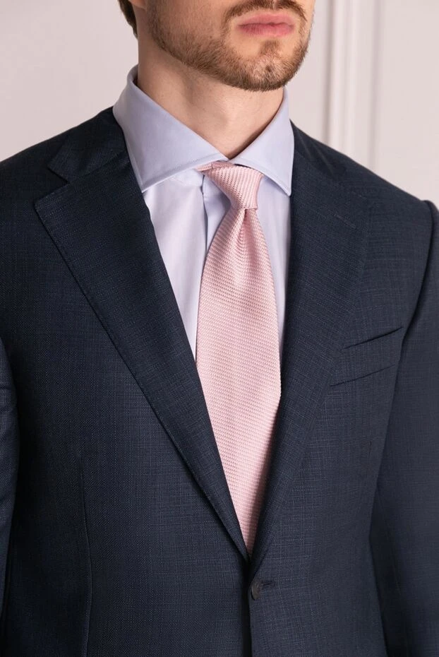 Canali мужские галстук из шелка фиолетовый мужской купить с ценами и фото 969500 - фото 2
