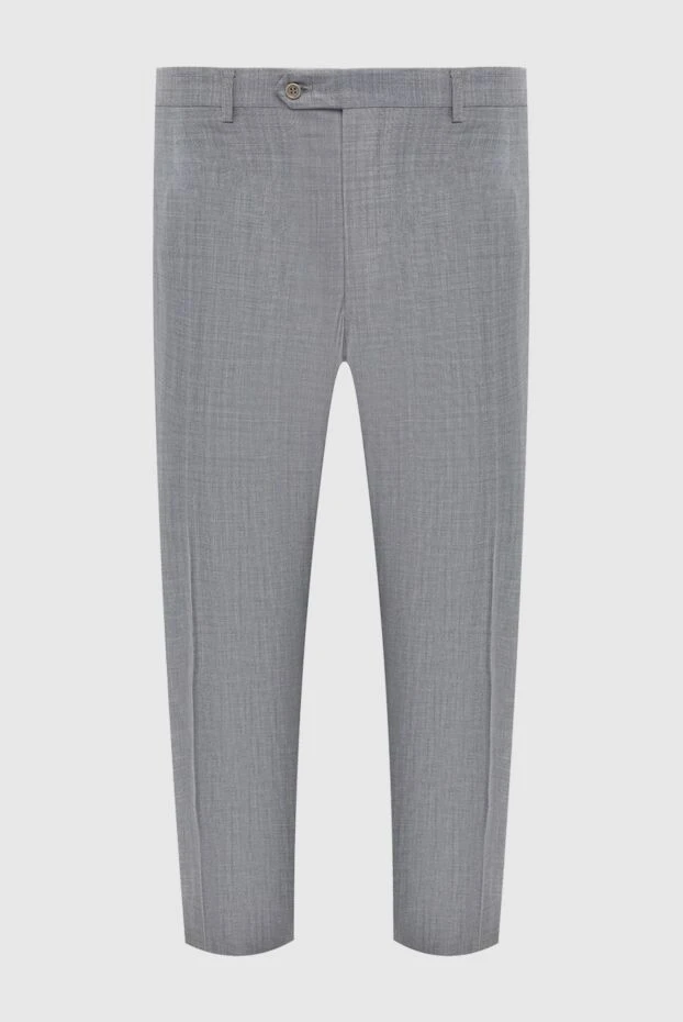 Canali мужские брюки из шерсти серые мужские купить с ценами и фото 969604 - фото 1