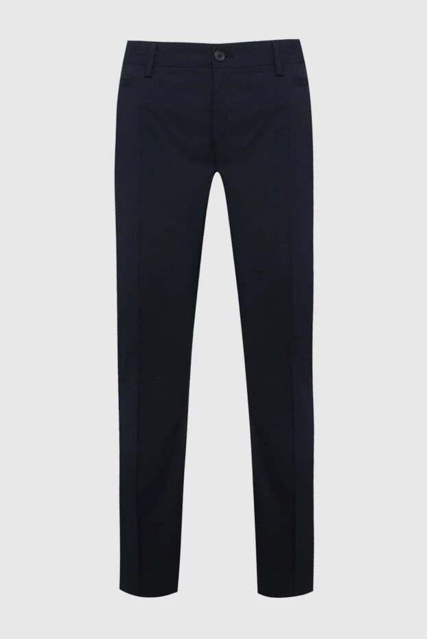 Cortigiani мужские брюки из шерсти черные мужские купить с ценами и фото 975838 - фото 1
