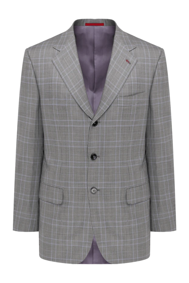 Isaia gray wool jacket for men 976153 - photo 1