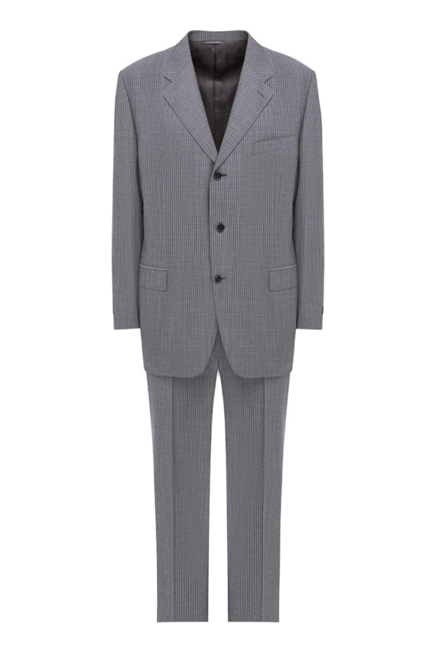 Canali man men's suit made of wool and mohair, gray buy with prices and photos 978496 - photo 1