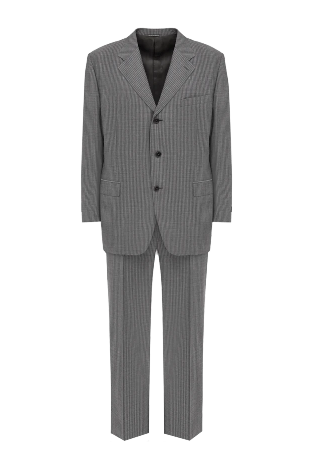 Canali men's suit made of wool and mohair gray 978496 - photo 1