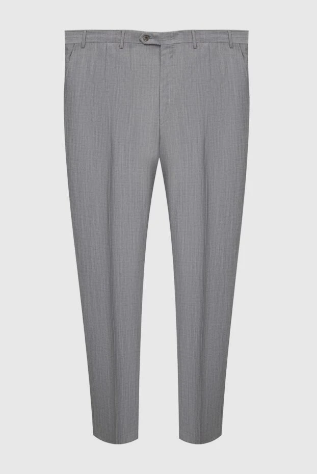 Canali gray wool and mohair pants for men 979424 - photo 1