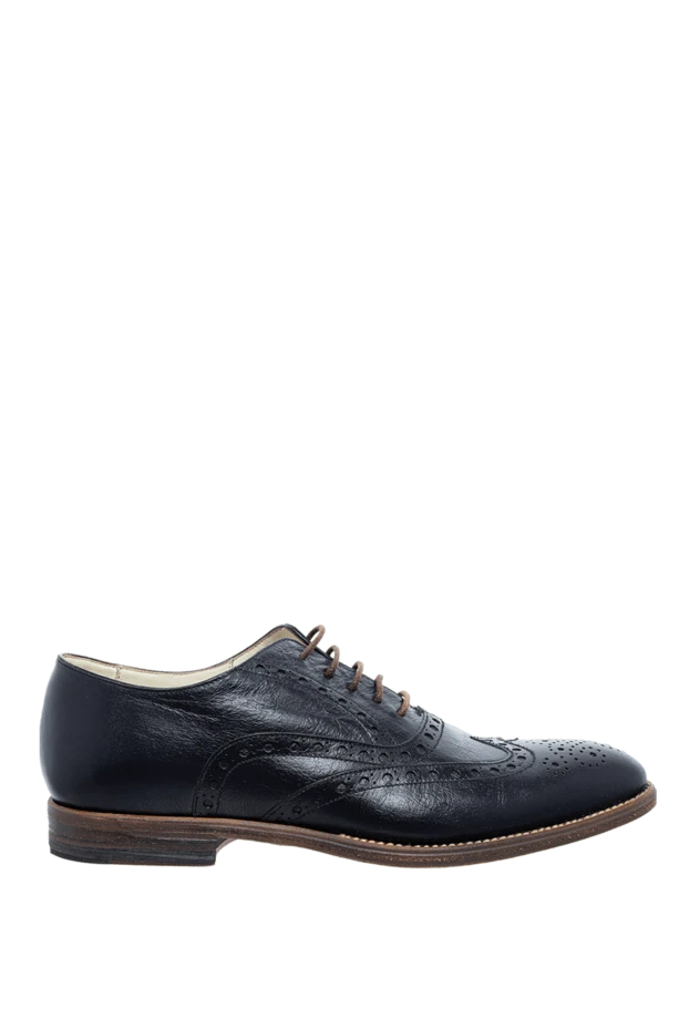 Canali мужские туфли мужские из кожи черные купить с ценами и фото 979500 - фото 1