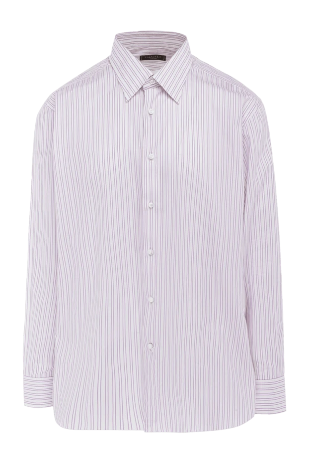 Canali мужские сорочка из хлопка белая мужская купить с ценами и фото 979553 - фото 1