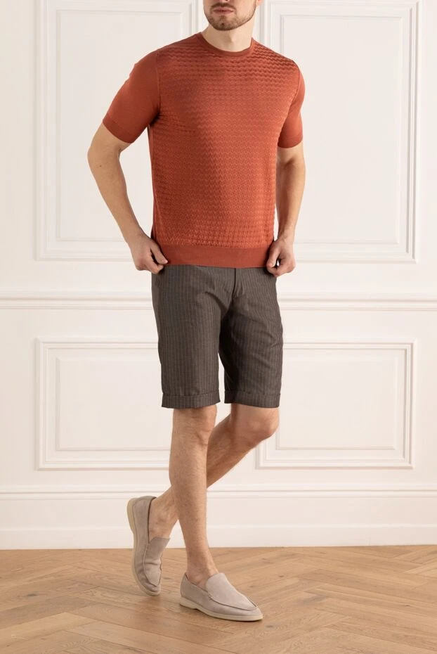 Armani мужские шорты коричневые мужские купить с ценами и фото 980815 - фото 2