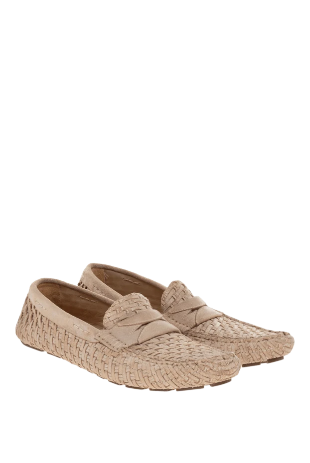 Dolce & Gabbana man men's moccasins from nubuck beige 981178 - photo 3