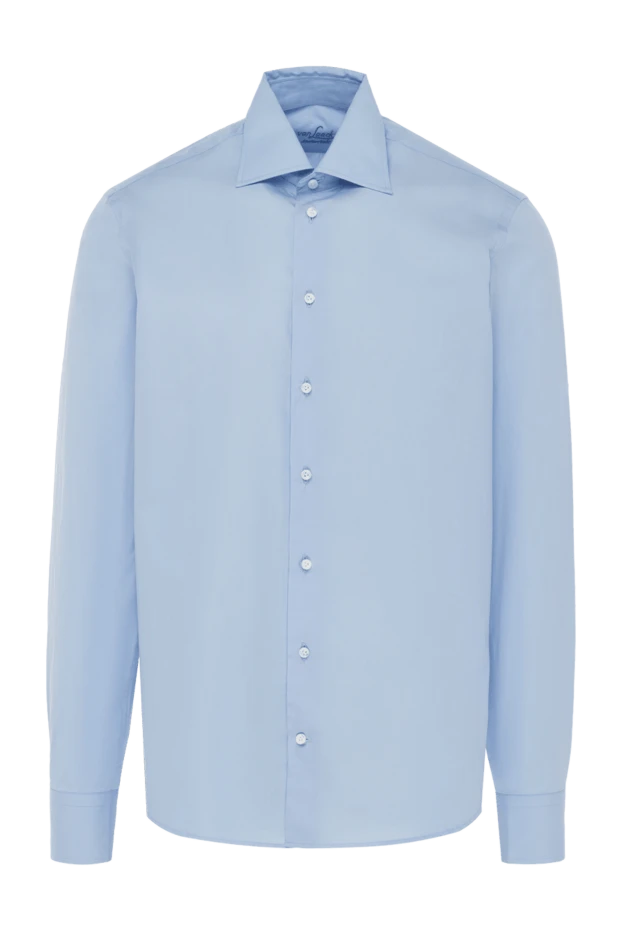 Van Laack man blue cotton shirt for men buy with prices and photos 982665 - photo 1