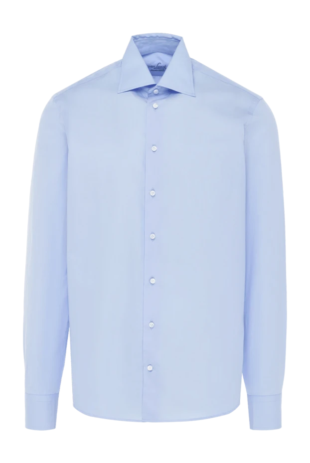 Van Laack man blue cotton shirt for men 982665 - photo 1