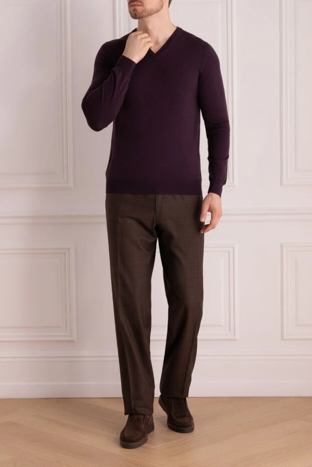 Svevo man wool jumper burgundy for men buy with prices and photos 983093 - photo 2