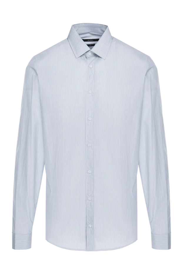 Gucci blue cotton shirt for men 984205 - photo 1