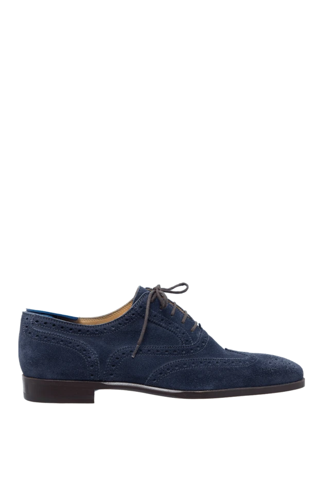 Sutor Mantellassi man blue suede men's shoes buy with prices and photos 984793 - photo 1