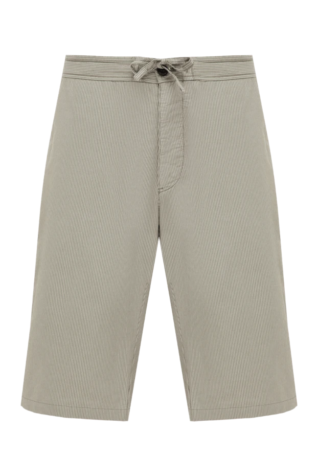 Armani мужские шорты из хлопка и полиэстера бежевые мужские купить с ценами и фото 985502 - фото 1