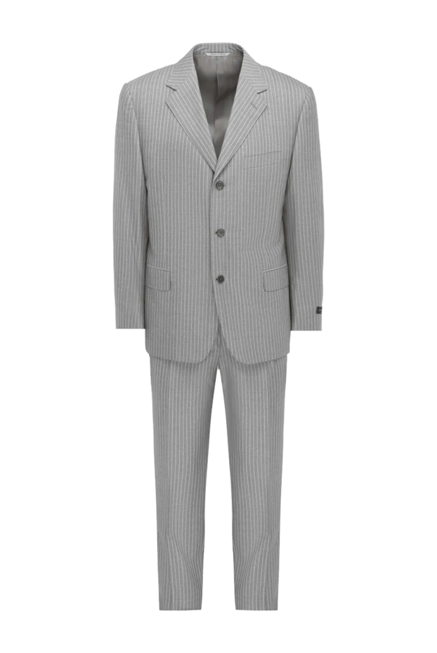 Canali мужские костюм мужской из шерсти серый купить с ценами и фото 985594 - фото 1