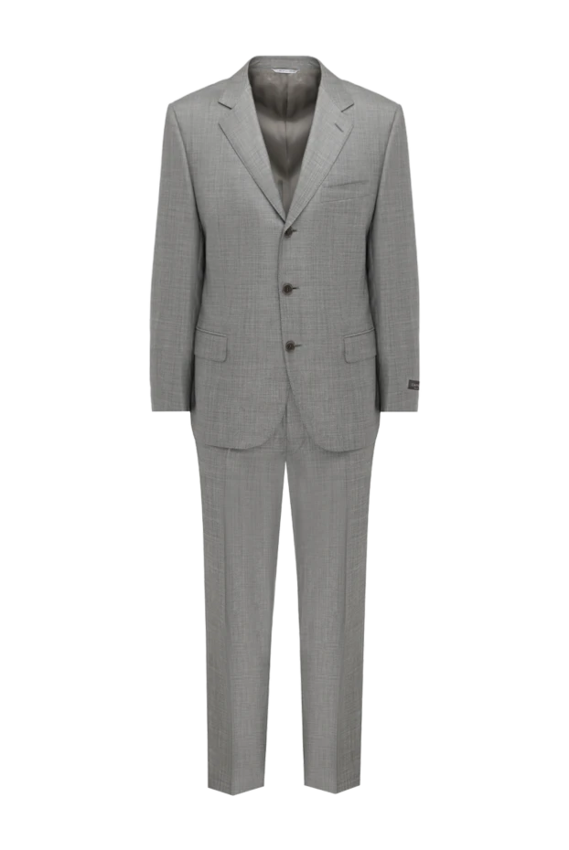 Canali men's suit made of gray wool 985603 - photo 1